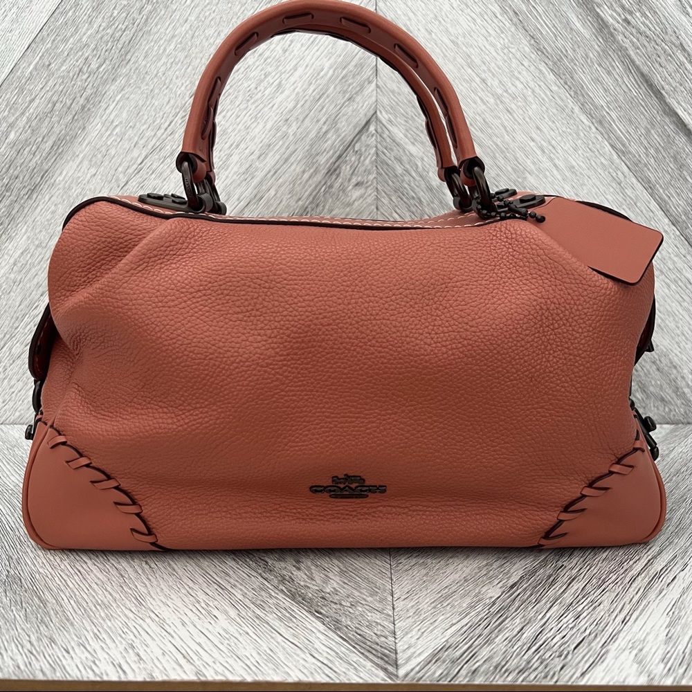 Lane Satchel With Whipstitch